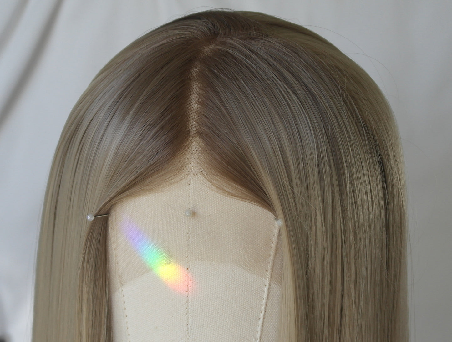 Luxurious creamy blonde wig with subtle beige undertones, reminiscent of a rich vanilla shade. Hair goals 2025