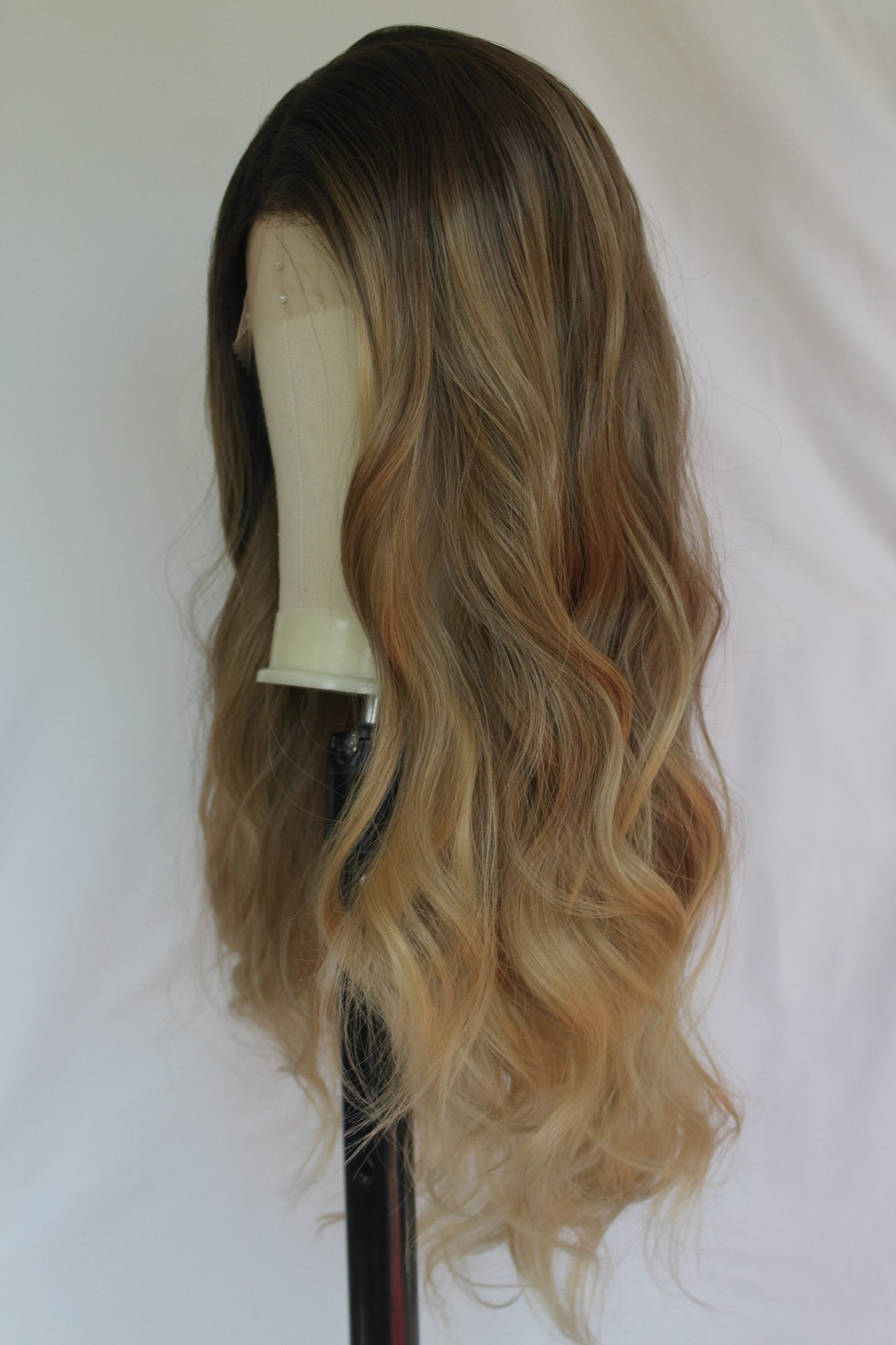 Medium Blonde Long Lace Front Wig