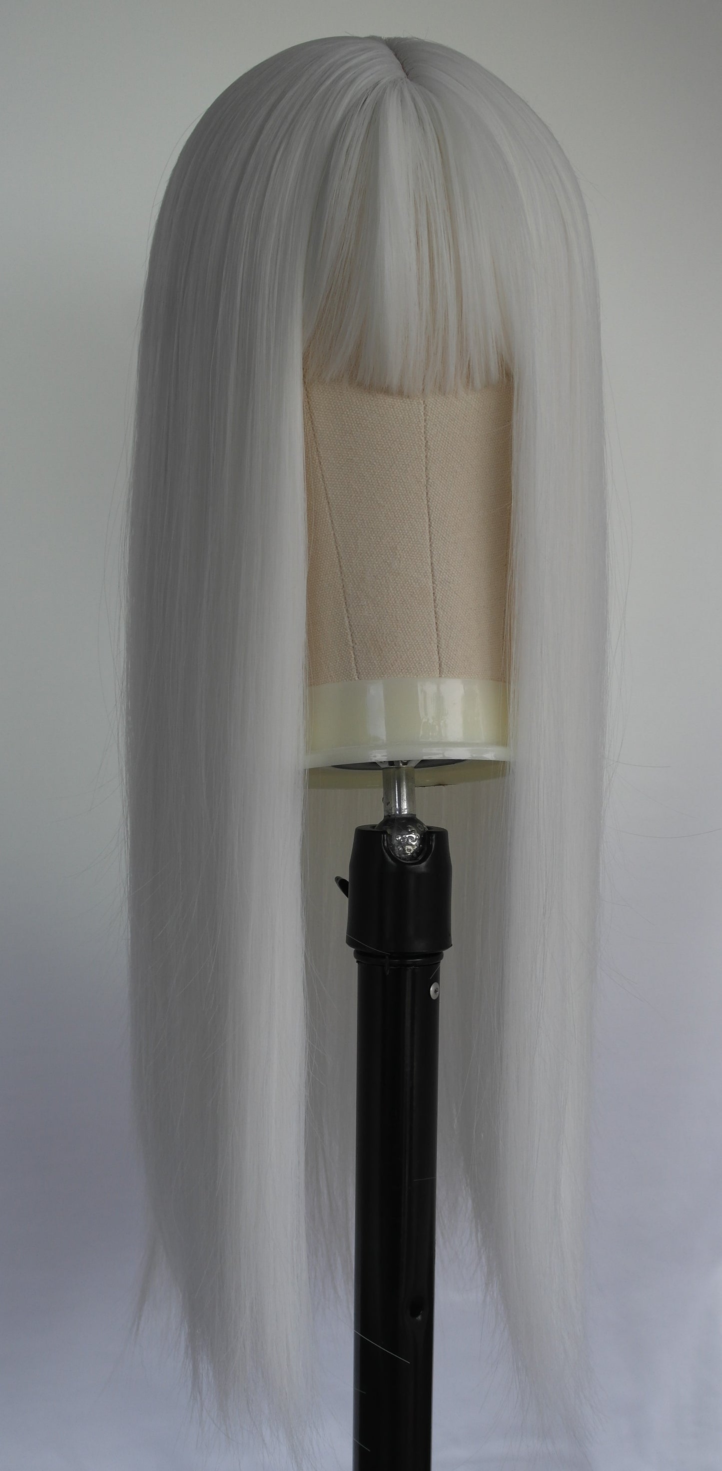 Pure White Fringed Wig