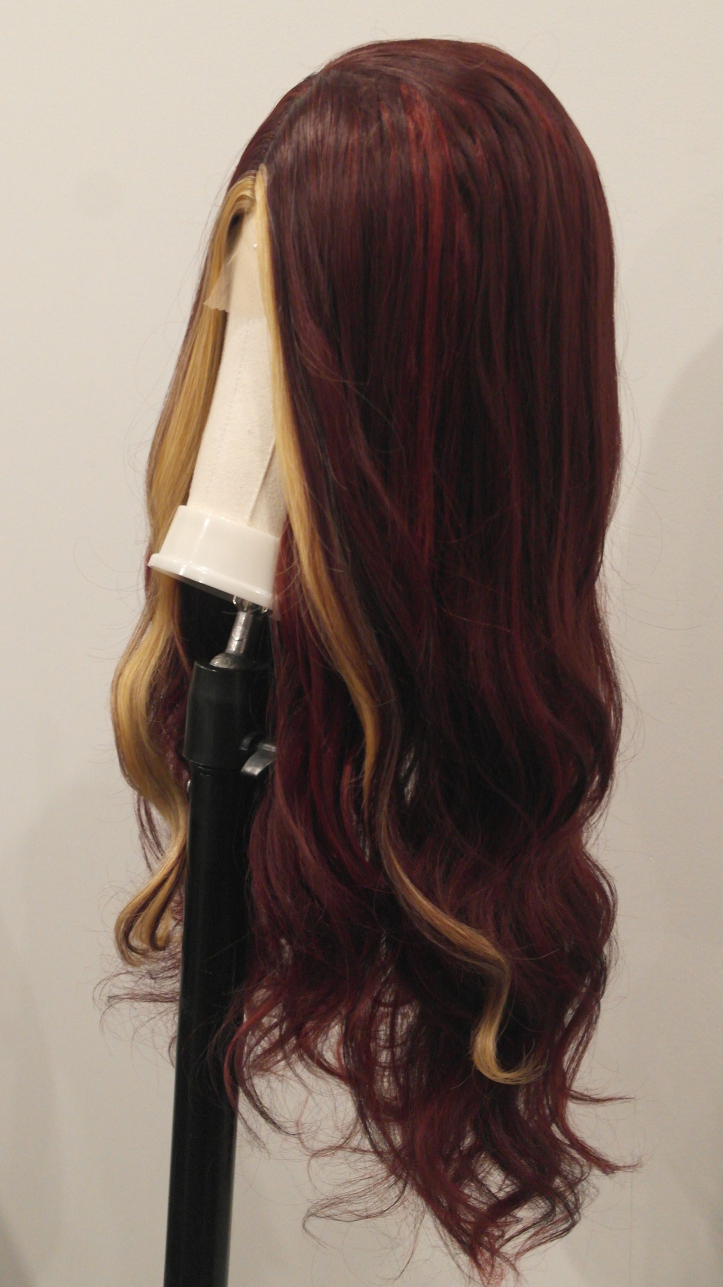 Red Velvet Lace Center Wig