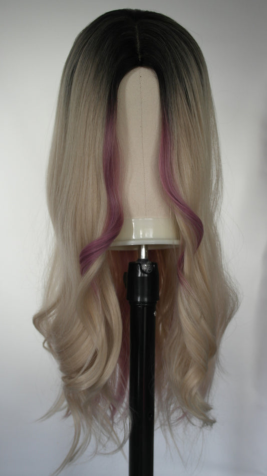 Barbie Pink Streak Blonde Synthetic Hair Wigs New Zealand | Buy Now Pay Later With Afterpay And Laybuy