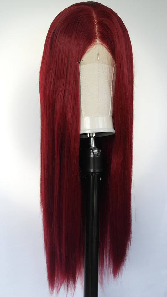 Cherry Red Lace Front Wig