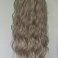 Long Grey Water Wave Lace Front Wig