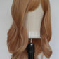 Peachy Pastel Blonde Fringed Wig