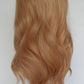 Peachy Pastel Blonde Fringed Wig