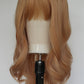 Peachy Pastel Blonde Fringed Wig