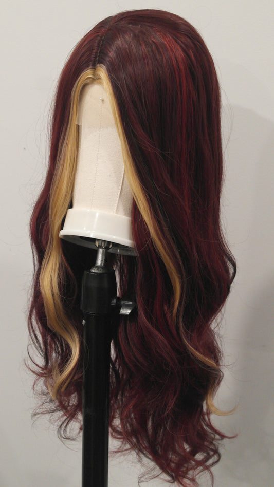 Red Velvet Lace Center Wig