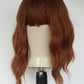 Short Copper Water Wave Wig