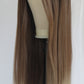 (Small Cap) Brunette Blonde Dip Dye Lace Front Wig (Straight)