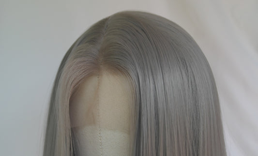 Sterling Silver Long Lace Front Wig