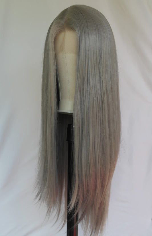 Sterling Silver Long Lace Front Wig