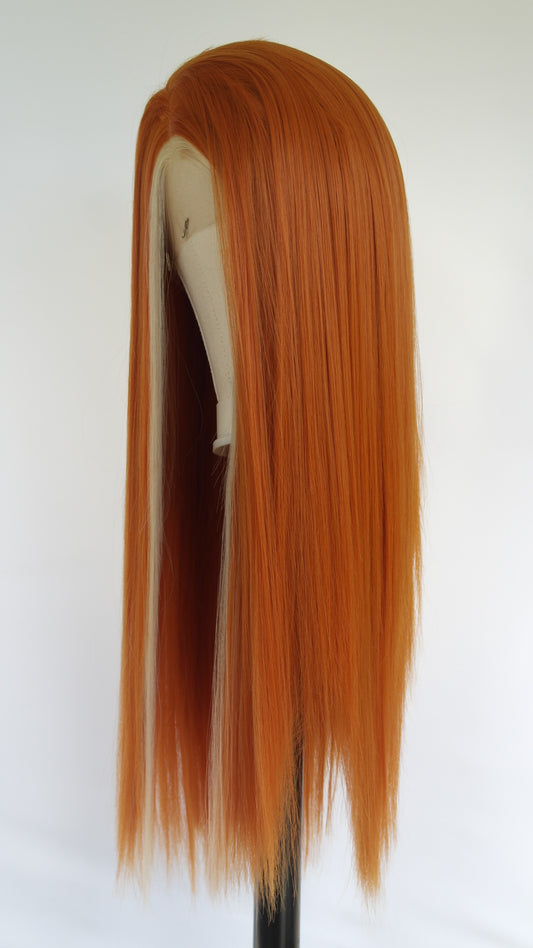Ginger Platinum Moneypiece Lace Front Wig