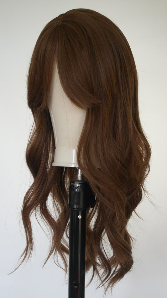Warm Brown Curtian Fringe Wig [Pre Order]