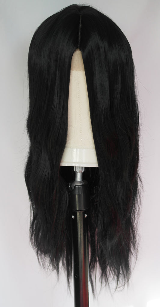 Soft Wave Black Lace Center Wig