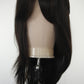 Deep Brown Curtain Fringe Wig